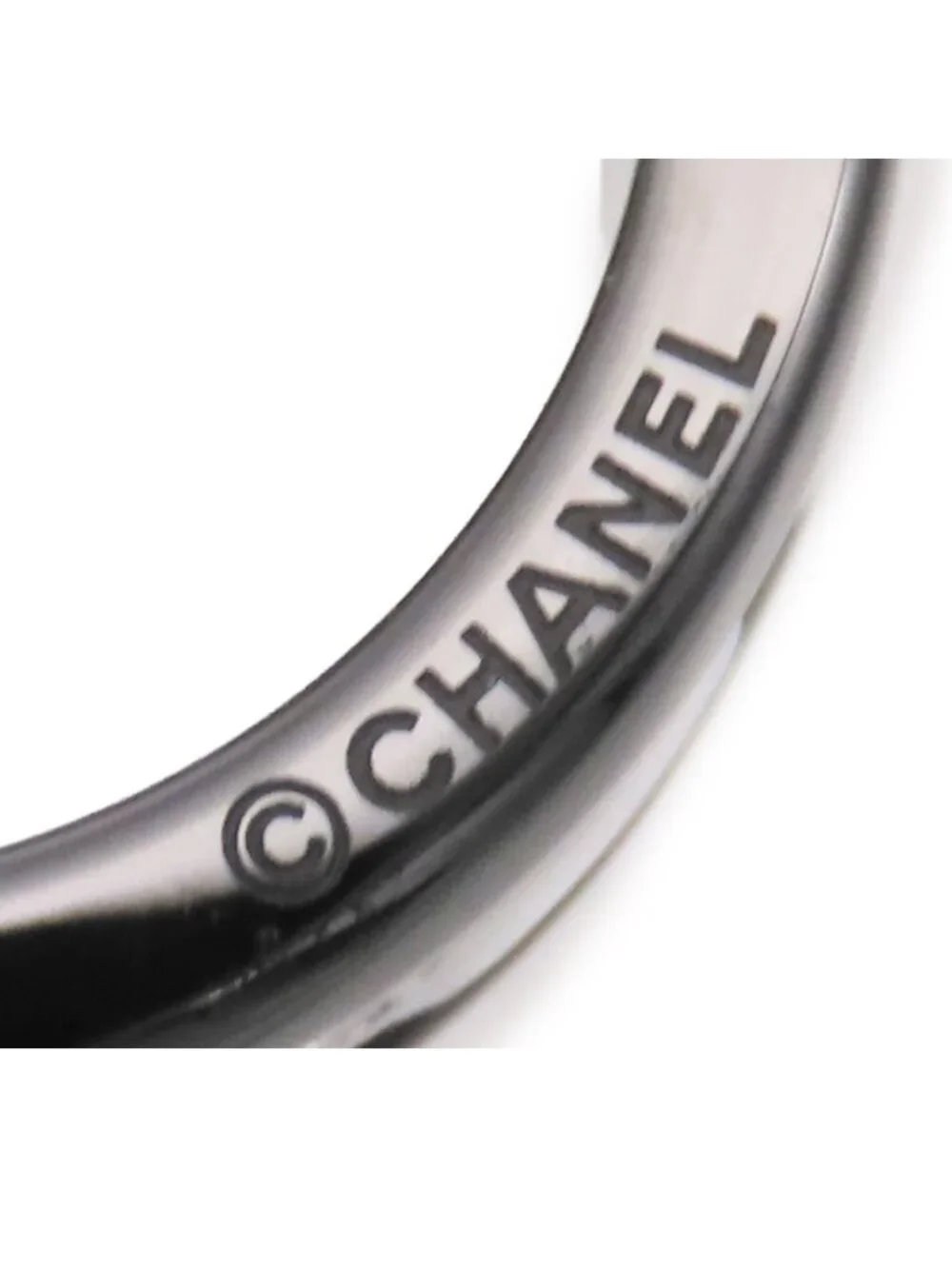 Chanel Ultra Ring White Gold Black 18K Ceramic